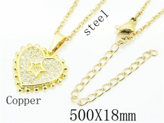 HY Wholesale Stainless Steel 316L Jewelry Necklaces-HY54N0518NLE