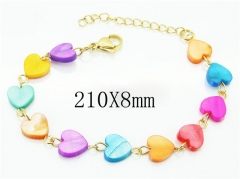 HY Wholesale 316L Stainless Steel Jewelry Bracelets-HY91B0114HBB