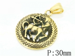 HY Wholesale 316L Stainless Steel Jewelry Popular Pendant-HY48P0122PQ