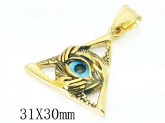 HY Wholesale 316L Stainless Steel Jewelry Popular Pendant-HY48P0032PB