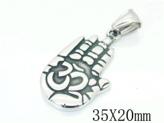 HY Wholesale 316L Stainless Steel Jewelry Popular Pendant-HY48P0019NX