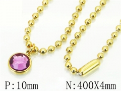 HY Wholesale Stainless Steel 316L Jewelry Necklaces-HY73N0516KLC