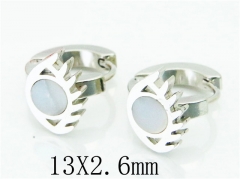 HY Wholesale 316L Stainless Steel Fashion Jewelry Earrings-HY60E0572JE