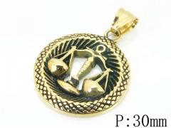 HY Wholesale 316L Stainless Steel Jewelry Popular Pendant-HY48P0113PZ