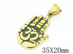 HY Wholesale 316L Stainless Steel Jewelry Popular Pendant-HY48P0020PR