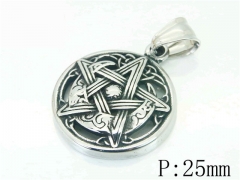 HY Wholesale 316L Stainless Steel Jewelry Popular Pendant-HY48P0091NS