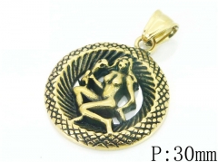 HY Wholesale 316L Stainless Steel Jewelry Popular Pendant-HY48P0095PT