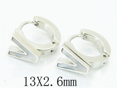 HY Wholesale 316L Stainless Steel Fashion Jewelry Earrings-HY60E0570JR