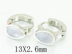 HY Wholesale 316L Stainless Steel Fashion Jewelry Earrings-HY60E0586JR