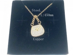 HY Wholesale 316L Stainless Steel Jewelry Cheapest Necklace-HH01N030KD