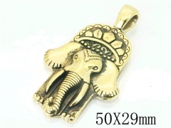 HY Wholesale 316L Stainless Steel Jewelry Popular Pendant-HY48P0014PG