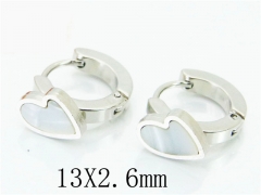 HY Wholesale 316L Stainless Steel Fashion Jewelry Earrings-HY60E0573JR