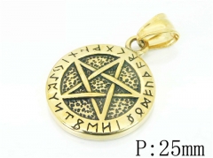 HY Wholesale 316L Stainless Steel Jewelry Popular Pendant-HY48P0089PW