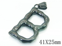 HY Wholesale 316L Stainless Steel Jewelry Popular Pendant-HY48P0138PB