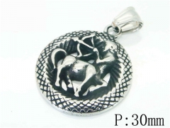 HY Wholesale 316L Stainless Steel Jewelry Popular Pendant-HY48P0118ND