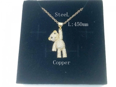 HY Wholesale 316L Stainless Steel Jewelry Cheapest Necklace-HH01N027ND