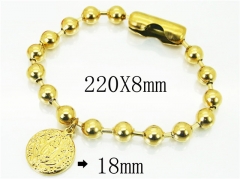 HY Wholesale 316L Stainless Steel Jewelry Bracelets-HY73B0536OR