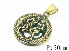 HY Wholesale 316L Stainless Steel Jewelry Popular Pendant-HY48P0104PF