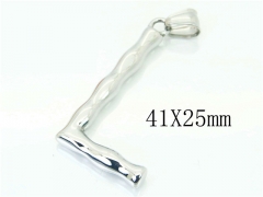 HY Wholesale 316L Stainless Steel Jewelry Popular Pendant-HY48P0166NB