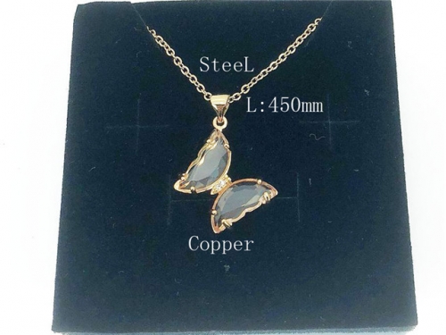 HY Wholesale 316L Stainless Steel Jewelry Cheapest Necklace-HH01N024IL