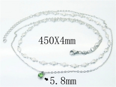 HY Wholesale Stainless Steel 316L Jewelry Necklaces-HY73N0578MF