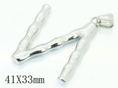 HY Wholesale 316L Stainless Steel Jewelry Popular Pendant-HY48P0172NS