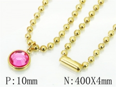 HY Wholesale Stainless Steel 316L Jewelry Necklaces-HY73N0515KLX