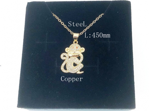 HY Wholesale 316L Stainless Steel Jewelry Cheapest Necklace-HH01N013JP