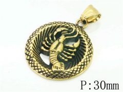 HY Wholesale 316L Stainless Steel Jewelry Popular Pendant-HY48P0131PU