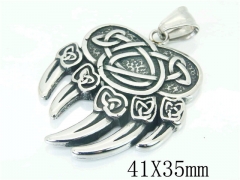 HY Wholesale 316L Stainless Steel Jewelry Popular Pendant-HY48P0010NB