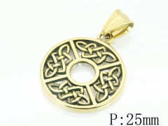 HY Wholesale 316L Stainless Steel Jewelry Popular Pendant-HY48P0076PF