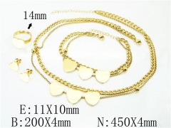 HY Wholesale Stainless Steel 316L Jewelry Sets-HY50S0068JSS