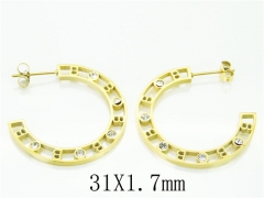HY Wholesale 316L Stainless Steel Fashion Jewelry Earrings-HY32E0134PL