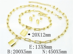 HY Wholesale Stainless Steel 316L Jewelry Sets-HY50S0048JLQ