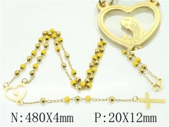 HY Wholesale Stainless Steel 316L Jewelry Necklaces-HY76N0548HID