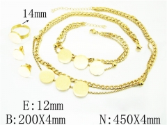 HY Wholesale Stainless Steel 316L Jewelry Sets-HY50S0069JAA