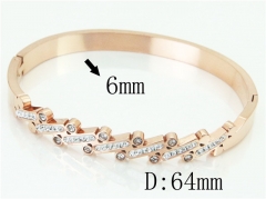 HY Wholesale Stainless Steel 316L Fashion Bangle-HY19B0748HOE