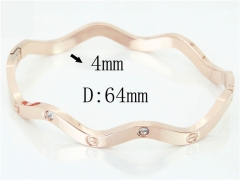 HY Wholesale Stainless Steel 316L Fashion Bangle-HY14B0233HIW