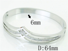 HY Wholesale Stainless Steel 316L Fashion Bangle-HY19B0740HLQ