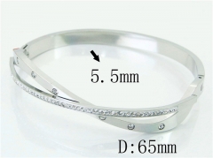 HY Wholesale Stainless Steel 316L Fashion Bangle-HY19B0743HLS