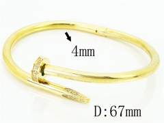 HY Wholesale Stainless Steel 316L Fashion Bangle-HY19B0752HOW