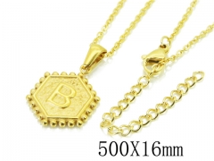 HY Wholesale Stainless Steel 316L Jewelry Necklaces-HY06N0509PE