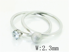 HY Wholesale Stainless Steel 316L Popular Jewelry Rings-HY19R0937NC