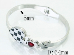 HY Wholesale Stainless Steel 316L Fashion Bangle-HY80B1231HJL
