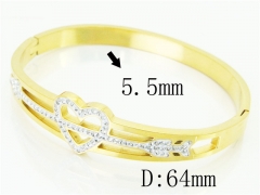 HY Wholesale Stainless Steel 316L Fashion Bangle-HY19B0735HOE