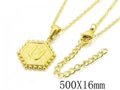 HY Wholesale Stainless Steel 316L Jewelry Necklaces-HY06N0528PU
