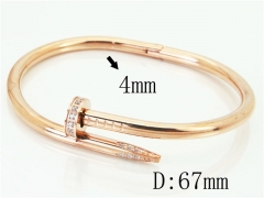 HY Wholesale Stainless Steel 316L Fashion Bangle-HY19B0753HOW