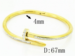 HY Wholesale Stainless Steel 316L Fashion Bangle-HY19B0750HMZ