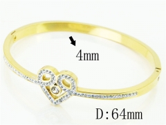 HY Wholesale Stainless Steel 316L Fashion Bangle-HY19B0738HNX