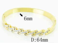 HY Wholesale Stainless Steel 316L Fashion Bangle-HY19B0747HOW